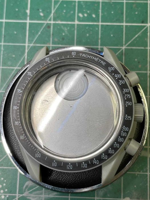 Caixa Plástica Relogio MoonSwatch Mission to the Moon