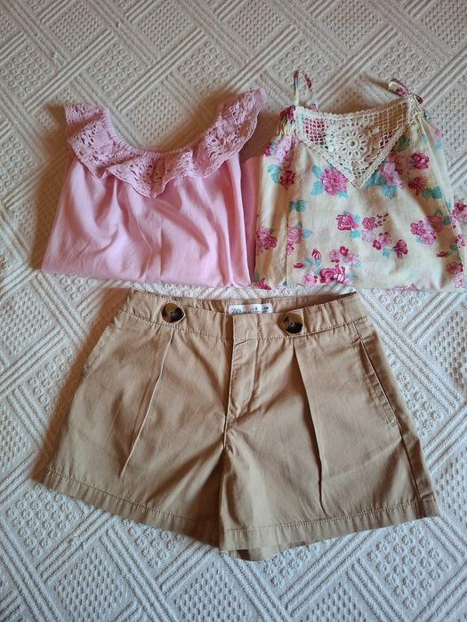 Zara Shorts Size 8 and Lanidor Tops Size 6
