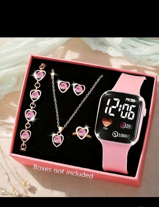 Biżuteria + zegarek zestaw nowe tanio sprzedam