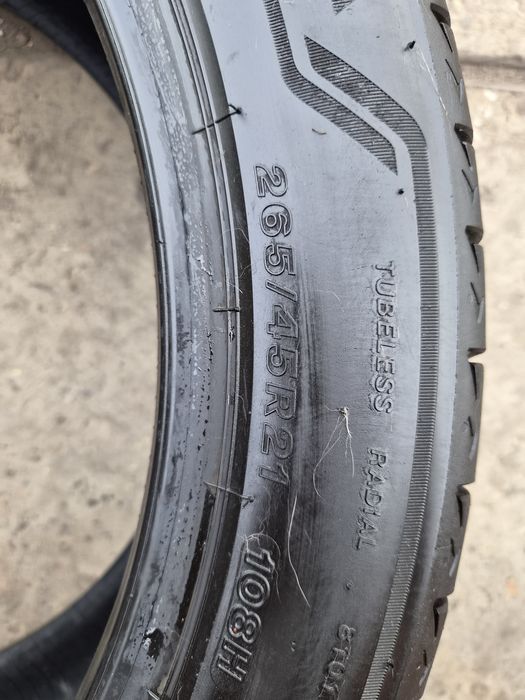 Шини літні 265/45/r21, Bridgestone Alenza 001, 2023р.
