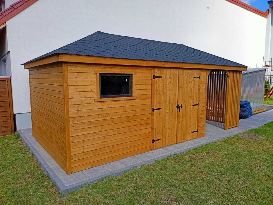 Domek narzędziowy 3x6 altana Domek drewniany drewutnia PRODUCENT