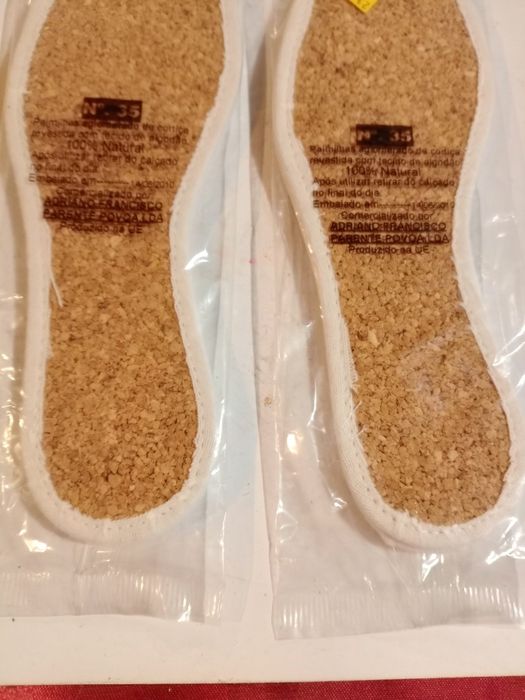 2 pares de palmilhas 35