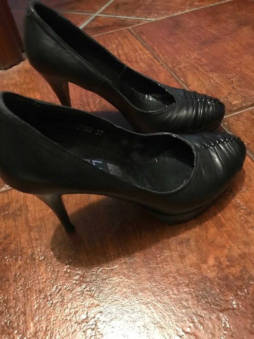Sapato preto em pele - PROF
