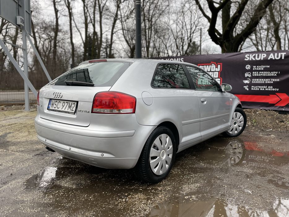 Audi A3 2.0 TDI | Skóry | Klima | Zimówki | AUX USB | Ładny Stan