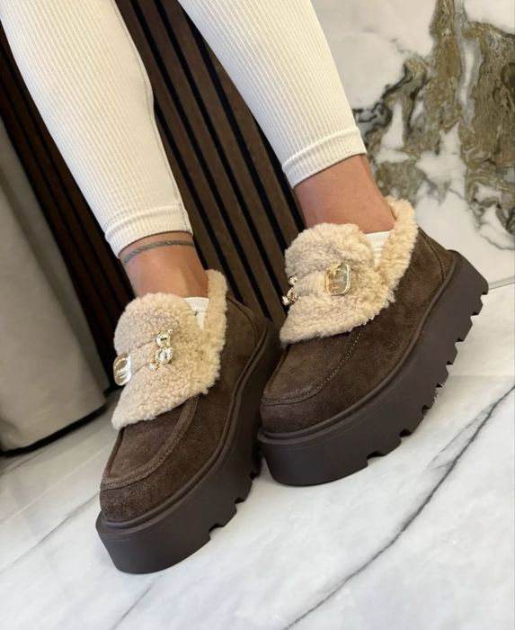 Угги автоледі жіночі, лофери зимові