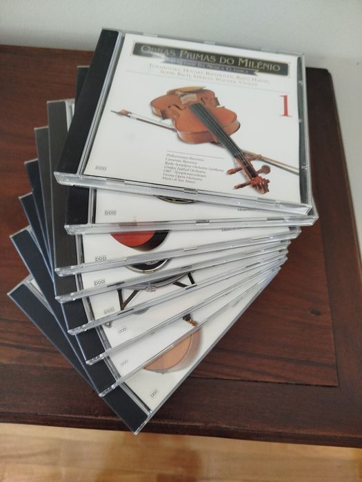 Vendo oito CDs novos O Melhor da Música Clássica ,coleção completa.