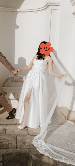 Suknia ślubna biała gorset