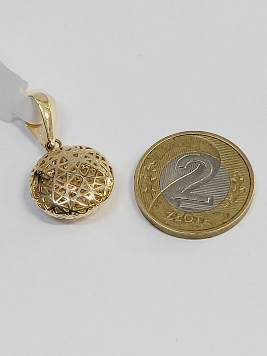 Złota zawieszka   Ażurowa   NOWA sklep