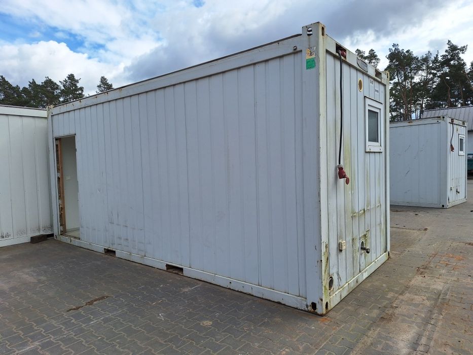 Kontener sanitarny budowlany socjalny Containex Prysznicowy 6x2.5m
