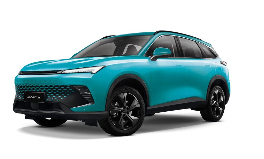 BAIC 5 Baic 5 Business 2026 turkusowy metalizowany