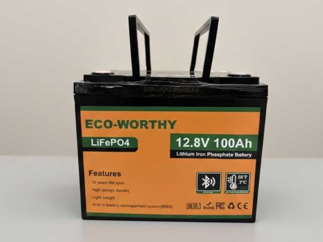 Акумулятор lifepo4 12v 100ah Eco Worth смарт BMS Bluetooth Аккумулятор