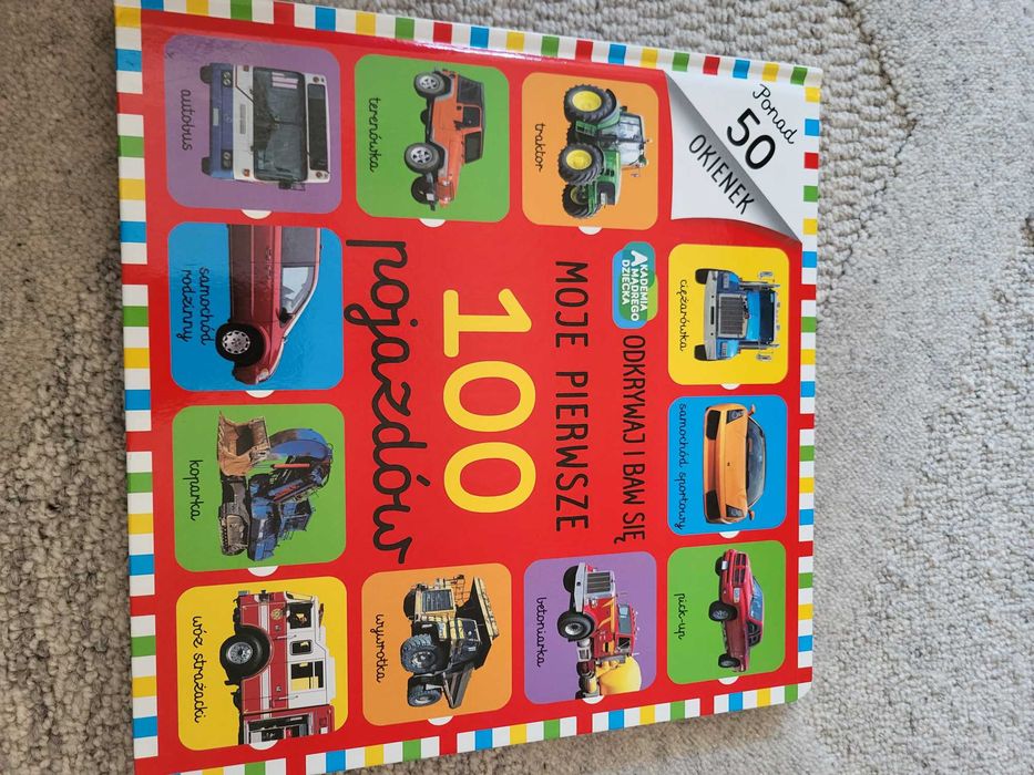 Ksiazka Moje pierwsze sto pojazdów