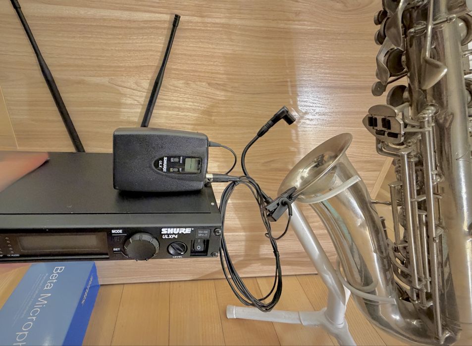 Комплект для духових і саксофону Shure ULXP та мікрофон Shure Beta98