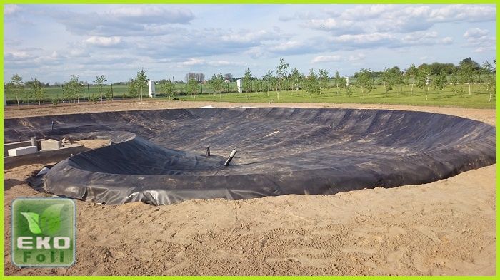 Folia PCV do oczek wodnych, stawów, zbiorników basenów ppoż