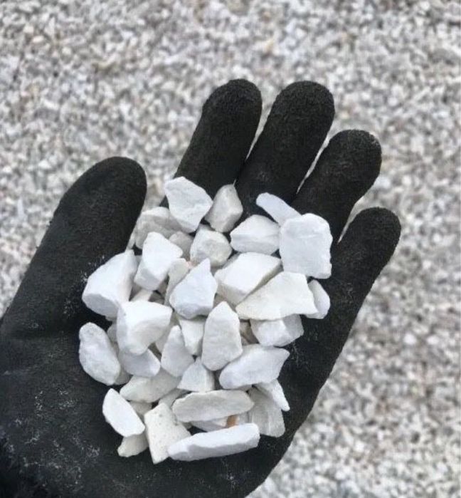 BIAŁA MARIANNA I GAT Biały Kamień Ogrodowy Opaska Rabata Worki