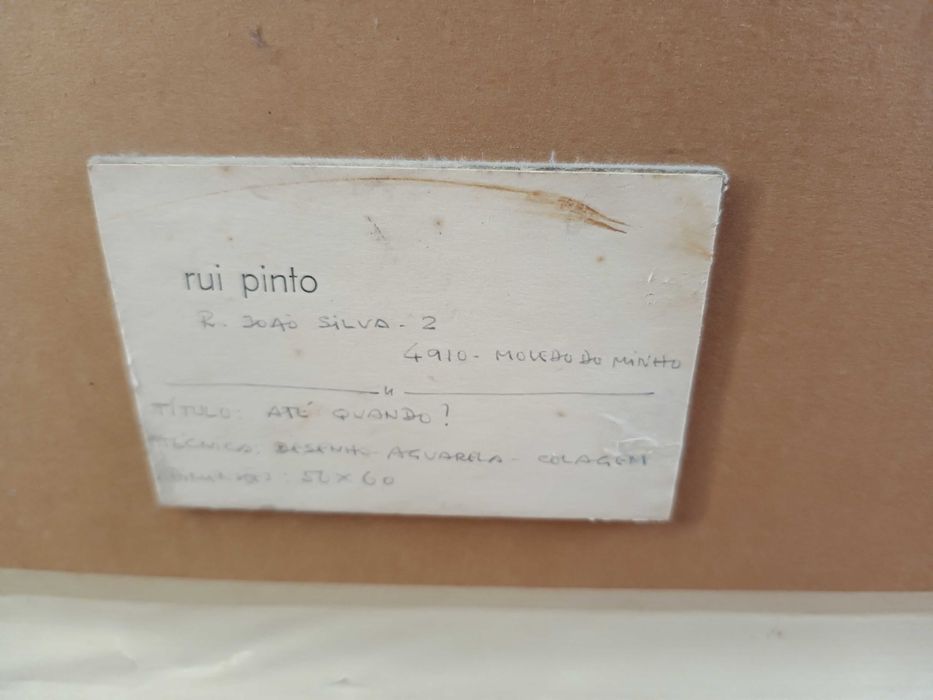 Quadro Técnica Mista Rui Pinto
