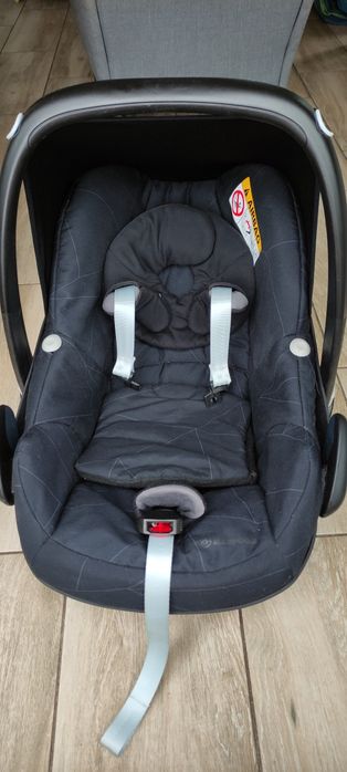 Fotelik Maxi Cosi Pebble, czarny, stan bardzo dobry, 0-13 kg