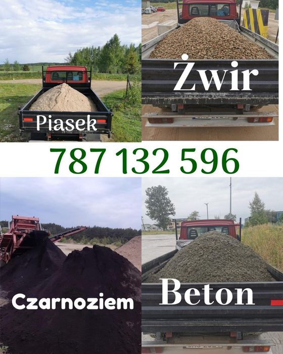 Sychy Beton, Piasek, Żwir, Prace Ziemne i Wykopy