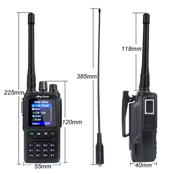 Рація Anytone at-d168uv(Цифра  і аналог)