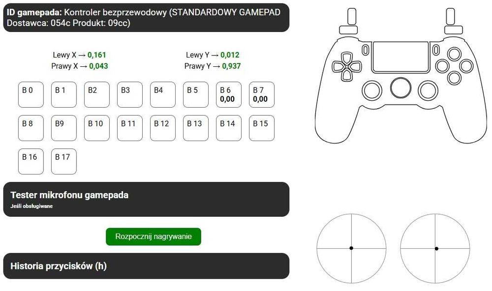 Kontroler do PlayStation PS4 - Biały