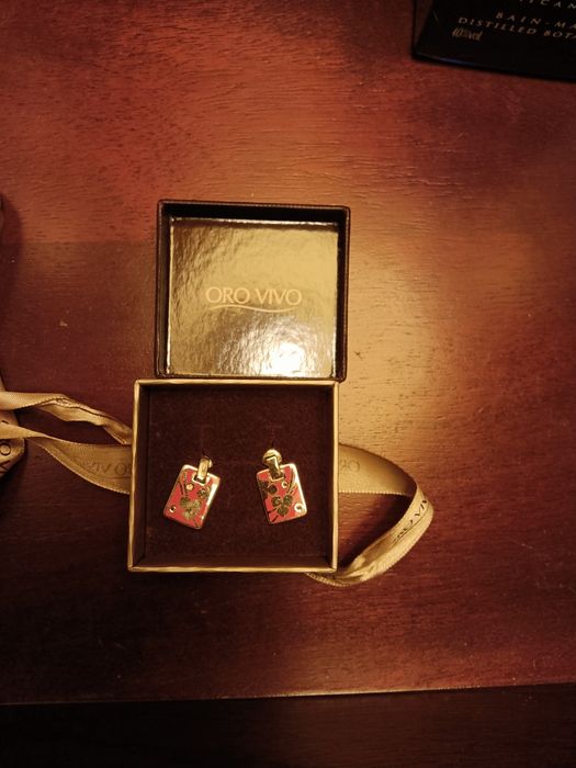 Brincos + anel prata ORO VIVO