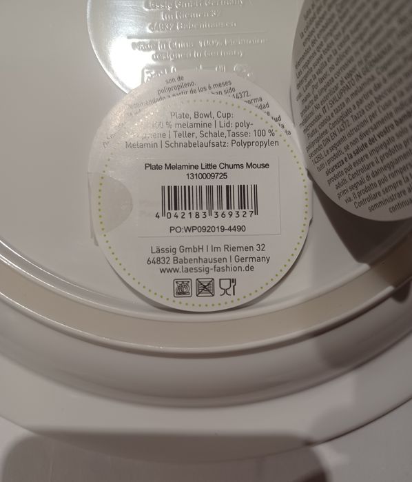 Talerzyk z melaminy Myszka Little Chum 21,5 cm