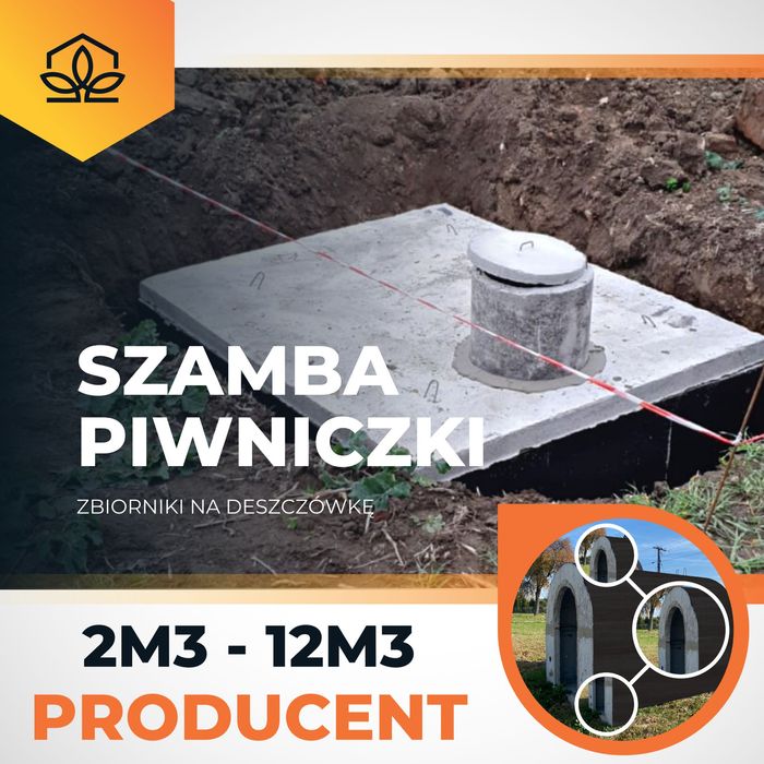 Szambo betonowe Szamba betonowe Zbiornik na deszczówkę Zbiorniki