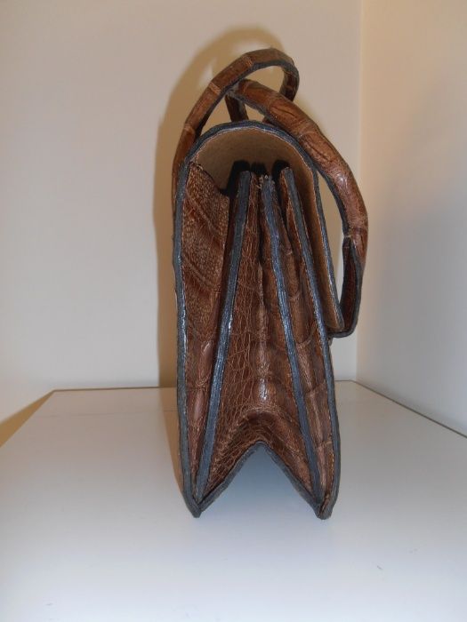 Carteira/mala vintage - Goldpfeil - crocodilo
