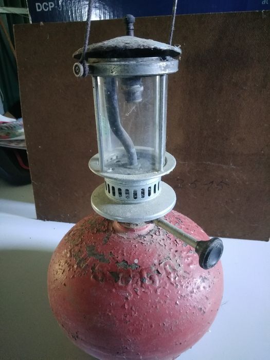 Candeeiro antigo a gas