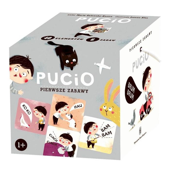 Pucio. Pierwsze Zabawy Nasza Księgarnia oprawa: pudełko