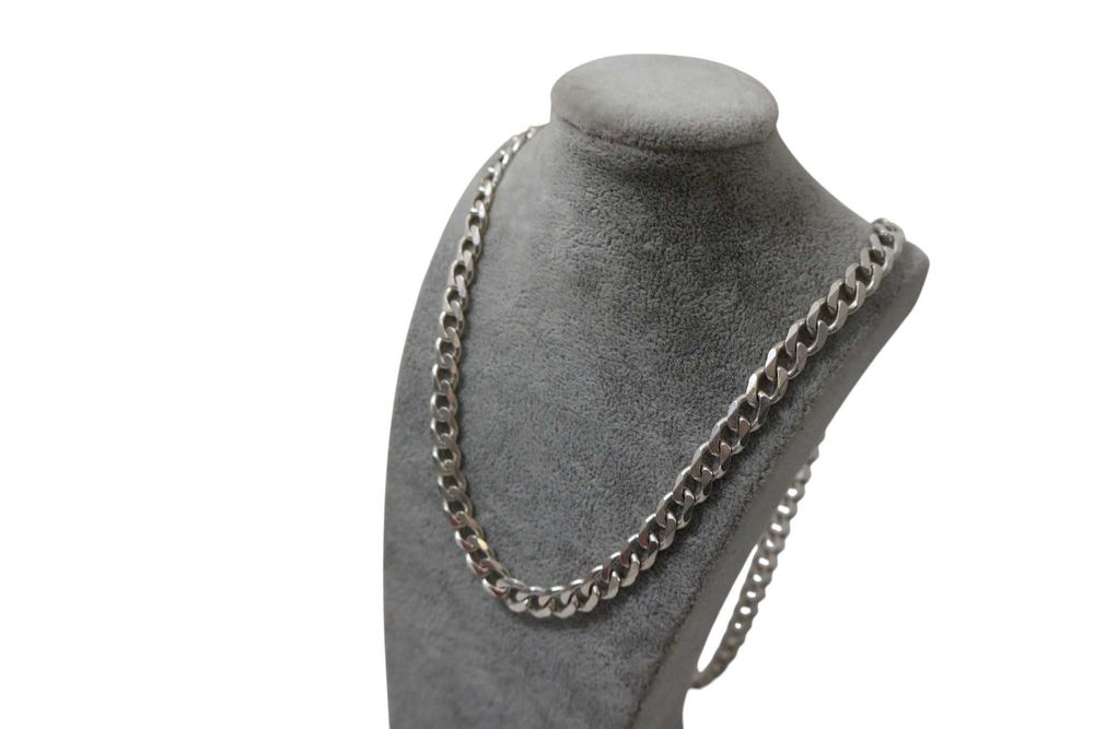 piękny srebrny łańcuszek 925 – 75,34 G – 80 CM