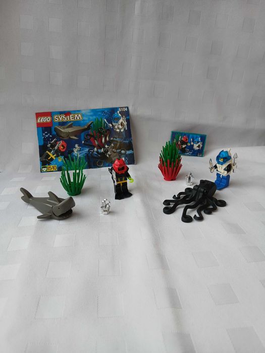 6104 LEGO Zestaw Kompletny Elementy Dodatkowe Do Akwazony
