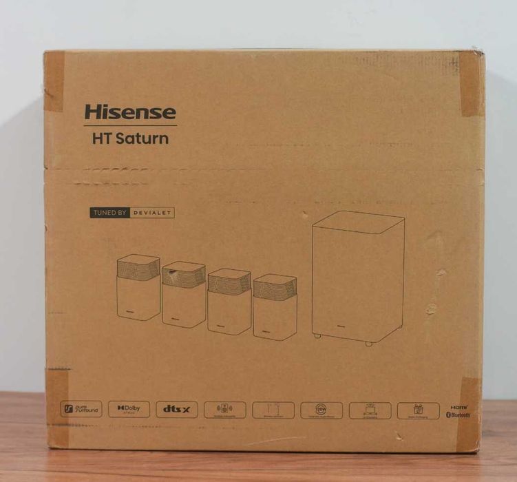 Саундбар Hisense HT Saturn 4.1.2 беспроводной кинотеатр Dolby Atmos! 720вт