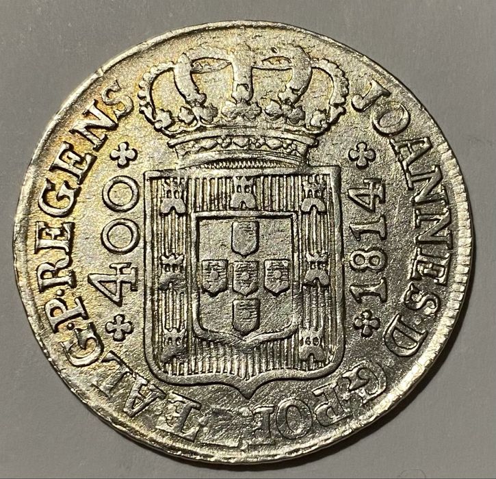 Moeda  763 - D JOAO P REGENTE 480 Reis 1814