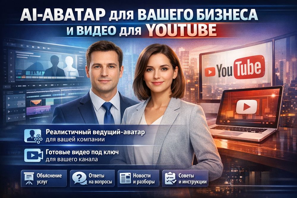 AI-аватар и видео для вашего бизнеса