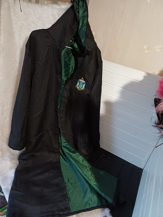 Дорослий карнавальний костюм плащ мантія слізерін гаррі поттер р. М