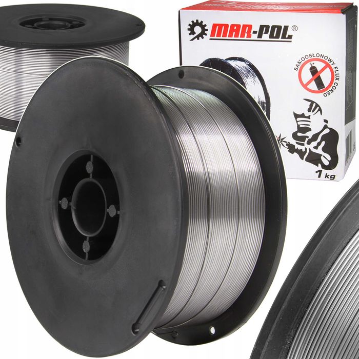 Drut spawalniczy samoosłonowy 0,8 mm 1 kg FLUX Mar-Pol M79428
