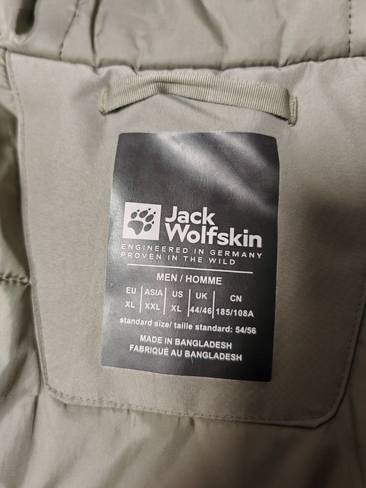 Super model przejściowej wodoodpornej  parki Jack Wolfskin Winterlagen