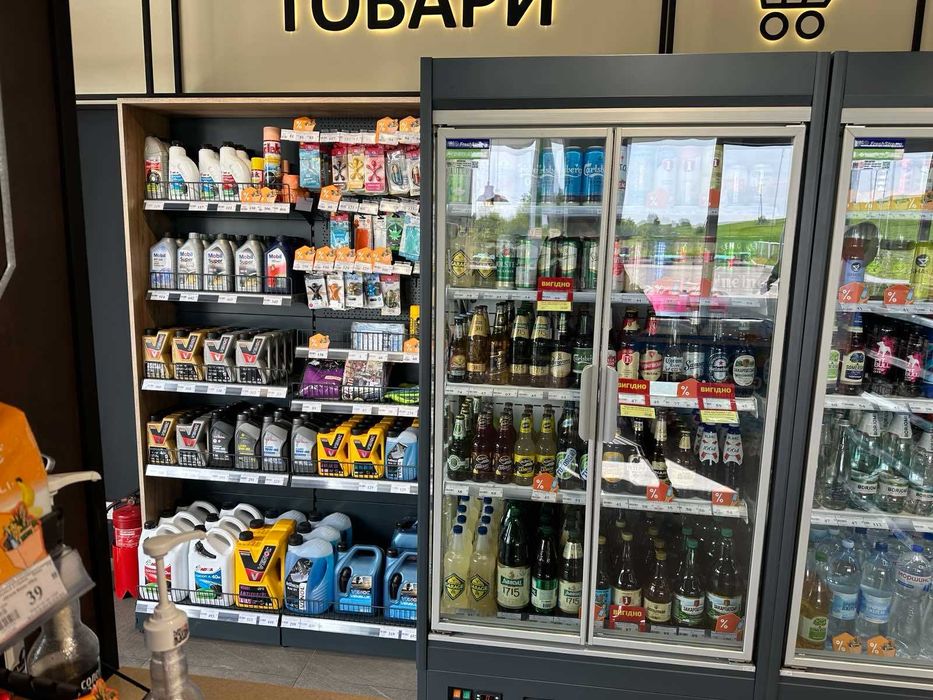 Регали холодильні енергозберігаючі. Вітрини в магазин. Гірки. Стелажі