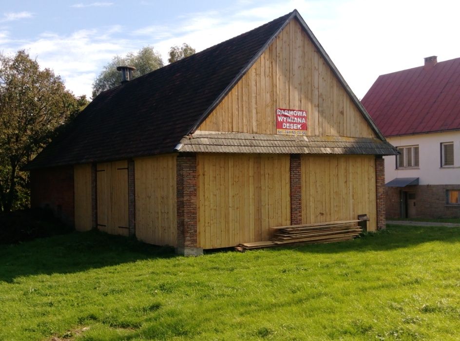 Skup stodół, stare deski, belki konstrukcyjne, rozbiórki, drewno stare