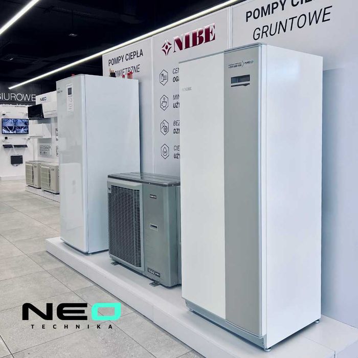 Montaż pompy ciepła Olsztyn | pompa powietrzna gruntowa NIBE |