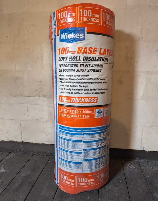 Wełna mineralna Wickes 100mm Knauf ECOSE – 18 rolek (254 m²) LEGNICA
