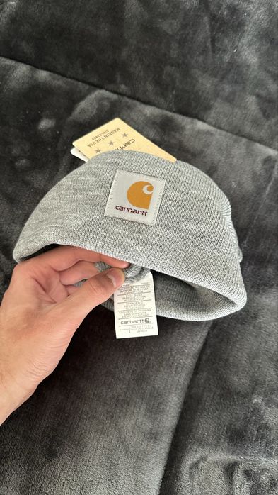 Gorro carhartt cinzento