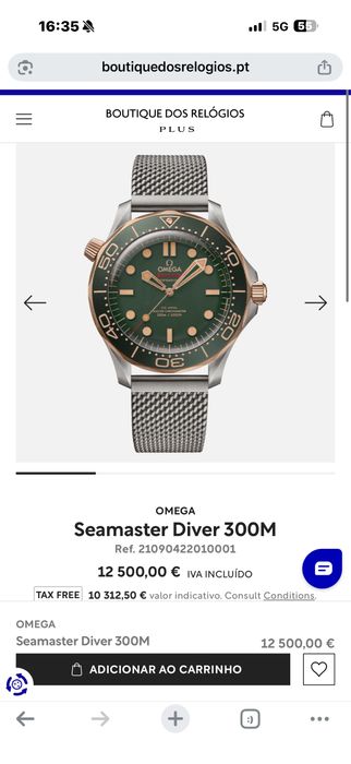 Omega Seamaster Diver Titanium Gold