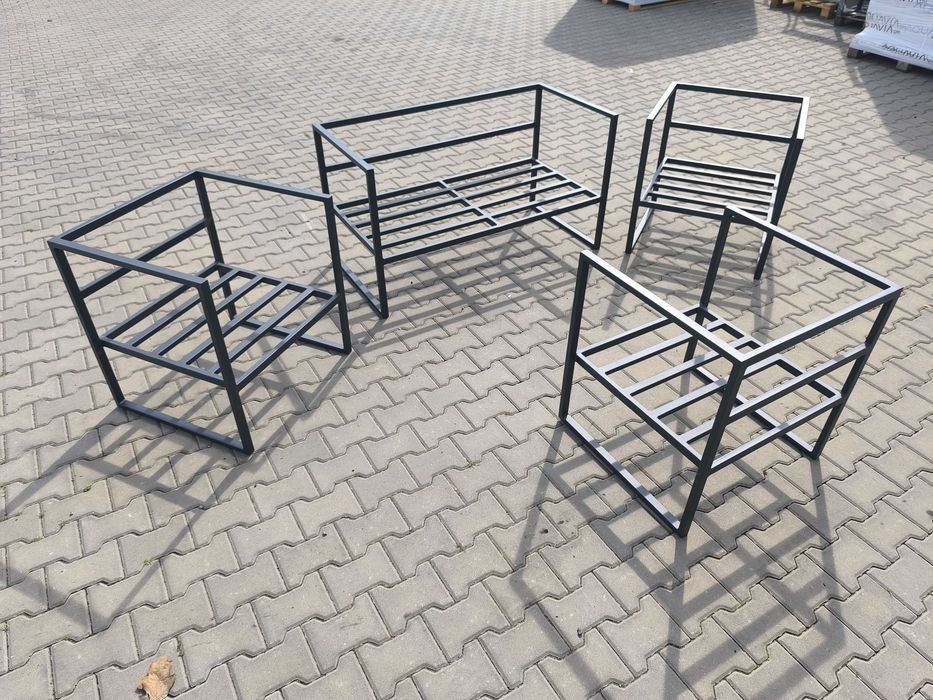 Zestaw wypoczynkowy ocynkowany grafit