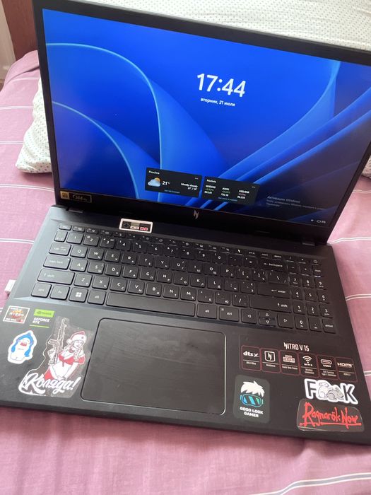Ноутбук ігровий Acer Nitro V15 Ryzen 5 7535HS / 16GB / SSD 512GB / RTX 2050 4Gb