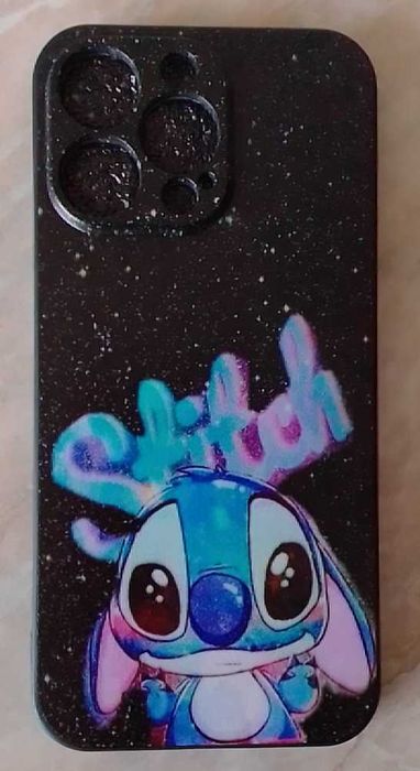 Чехол Стич для iPhone 13 Pro, противоударный пылезащитный