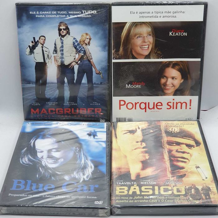 Lote 1/4 - Pack de 18 Filmes Novos e Selados em DVD - Ref.VI