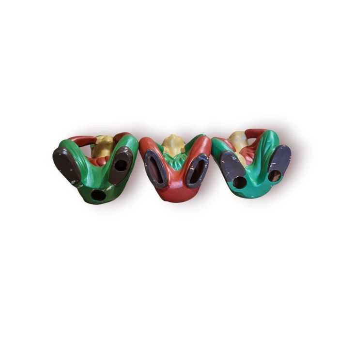 Conjunto 3 Estatuetas Decorativas – “3 Macacos Sábios” Versão Infantil