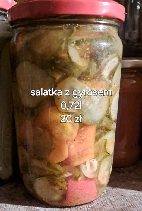 Ogórki kiszone słoik 0.9